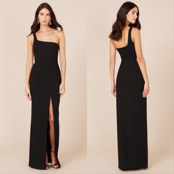 Likely Dresses & Skirts - Likely Camden One Shoulder Maxi Dress Black